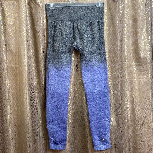 Gymshark purple/gray ombré seamless leggings, size S - Picture 6 of 8
